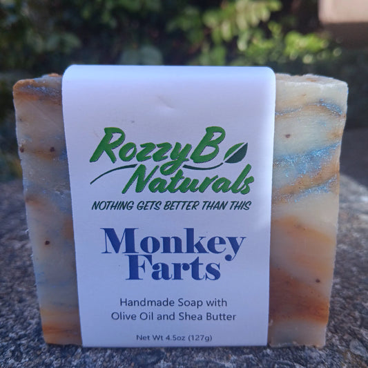 Monkey Farts All Natural Handmade Luxury Bar Soap