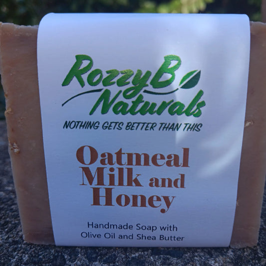 Oatmeal Milk and Honey Handmade All Natural Luxury Bar Soap