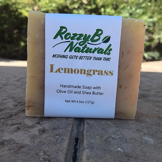 Lemongrass All Natural Handmade Luxury Bar Soap