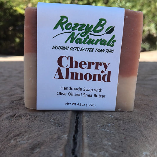 Cherry Almond All Natural Handmade Luxury Bar Soap
