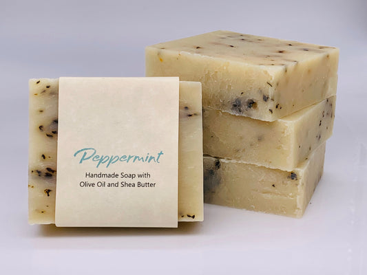 Peppermint All Natural Handmade Bar Soap