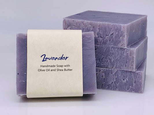 Lavender All Natural Handmade Luxury Bar Soap